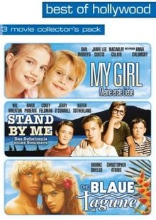Girl stand die blaue - girl/stand, by