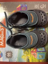 Elefanten Schuhe Clogs Jungen, Blaugrau, Größe 23