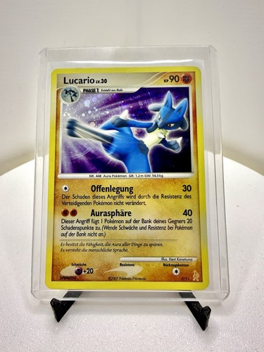 Lucario holo dp trainer - lucario,