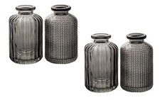 4er Set Glasflaschen "Jazz"