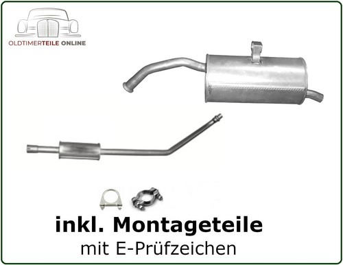 Auspuff set für - set,
