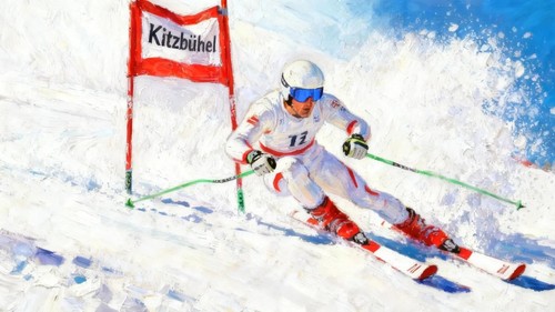 Ski weltcup szene - ski,