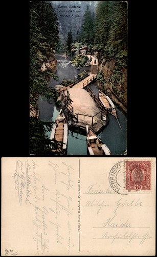 Postcard jonsdorf janov - jonsdorf,