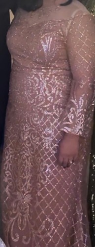 Damen abendkleid lang rosa - abendkleid,