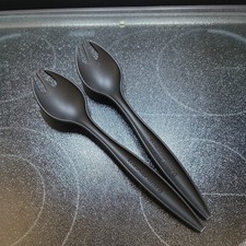 Tupperware  Original Salatbesteck Allegra schwarz neu Vorlegelöffel