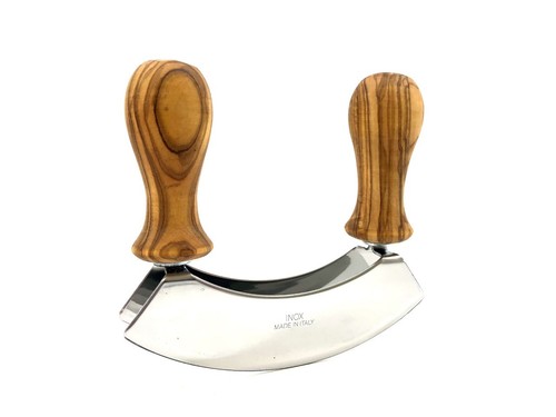 Wiegemesser olivenholz - wiegemesser,