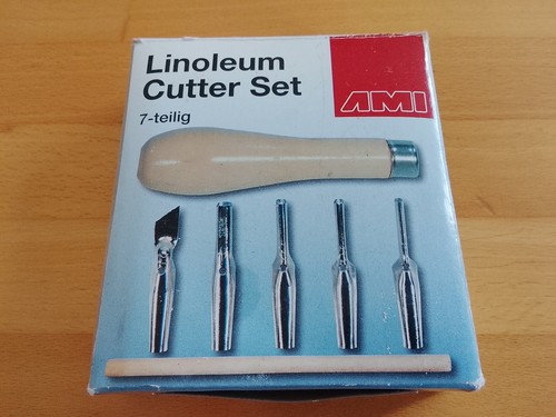 Linoleum cutter set - linoleum, teilig