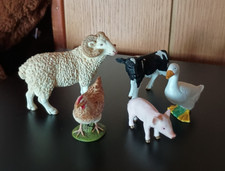 Schleich Papo Huhn Kuh Schwein Ferkel Gans Schaf Sammlungsauflösung UNBESPIELT !