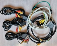 Versch. Video-Audio-Kabel, SCART, CINCH, Klinkenstecker, mini DIN, Adapterkabel