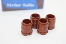Lego (c) 4x Fass Tonne -