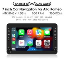 7" Android 12 Carplay for Alfa