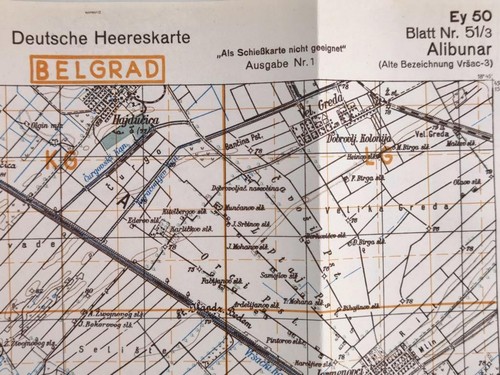 Deutsche heereskarte 1943 - heereskarte,
