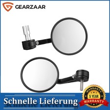 2x Motorrad Rückspiegel Set Offroad Motorrad E24 Mini- & Pocketbike Schwarz