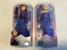 Frozen Anna Elsa Die Eiskönigin Puppe Ice Skating Mattel Winter Festival Neu OVP