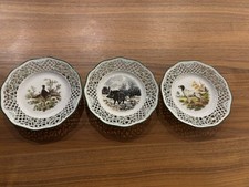  3 stk Schumann Arzberg Dekoteller, Tradition Seit 1881