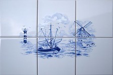 Fliesen Bild 45x30 Delfter