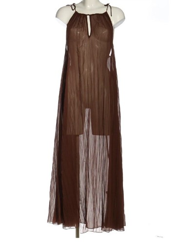 Transparentes maxikleid - transparentes,