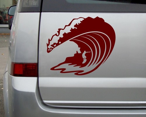 Autoaufkleber wellenreiter - autoaufkleber,