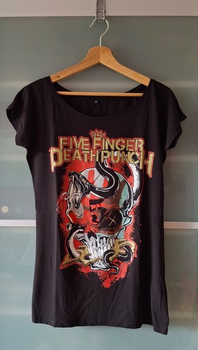 Schwarzes damen shirt five - t-shirt, "five