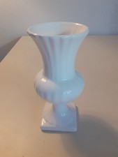 Vase Keramik, weiß, ca. 18 cm