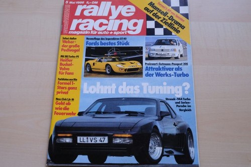 Rallye racing 1986 - racing, 05/1986