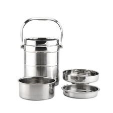  Tragbare kreative Brotdose Vakuum Edelstahl Doppelschichten Isolierung