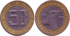 Algerien 50 Dinar 1992 Gazelle