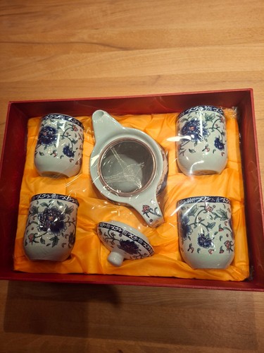 Chinesisches teeservice kanne - chinesisches,