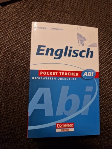 Englisch abi pocket teacher - abi,