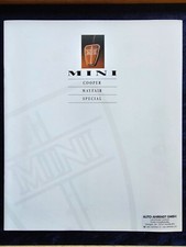 Austin Mini Prospekt 5.1993  Cooper Mayfair Special  mit Farbpalette  Großformat