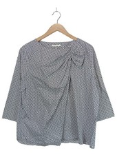 COS Schlupf-Bluse Damen Bluse Gr. DE 44 hellgrau Casual-Look