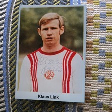 Klaus Link Rot Weiss Essen Foto original signiert