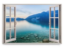 120x80cm Wandbild Fensterbild
