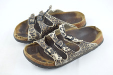 Papillio by Birkenstock Florida Leopardenmuster EU 37 Sandalen schmal gebraucht