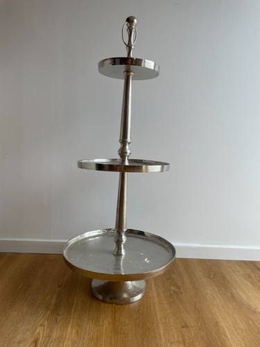 Stöckige etagere silber - 3‑stöckige,