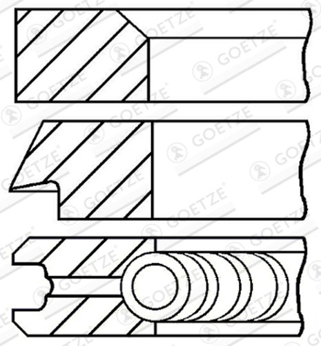 Kolbenringsatz goetze engine - goetze,
