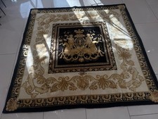 Gianni Versace Teppich – Handgeknüpft – Original 1990er – 235×235 cm – Unikat