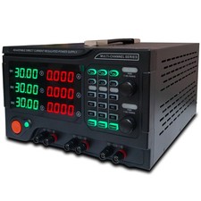 Programmierbares Labornetzteil, 3 Kanäle Labornetzgerät, 30V/5A, 30V/5A, 60V/5A