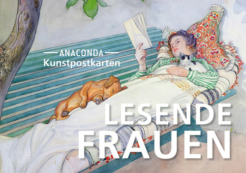 Postkarten set lesende - lesende, frauen