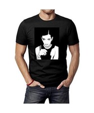 LIULOUHU Herren Placebo Brian Molko T-Shirt for Men Round Neck Short Sleeve Tops