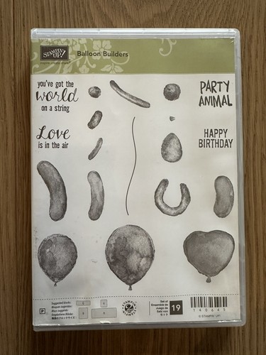 Stampin stempelset balloon - stempelset,