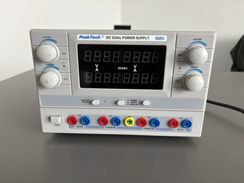 Peaktech 6210 dual power - dc,