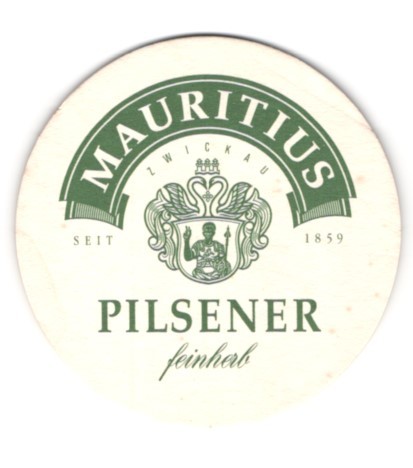 Bierdeckel zwickau mauritius - bierdeckel,