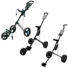 2025 Ben Sayers Push Pull Golf Trolley Cart Zwei Drei Räder Faltbar Leicht