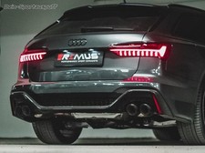 Remus Sportauspuff-Komplettanlage ab VSD Audi RS6 C8 je 2x102mm BLACK