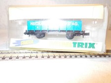 Minitrix 17034 Offener Güterwagen Neckar Kieswerke AG, blau in Starterserie-OVP,