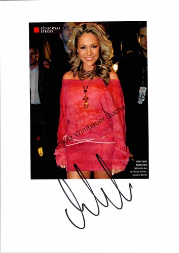 Original autogramm michelle - original,