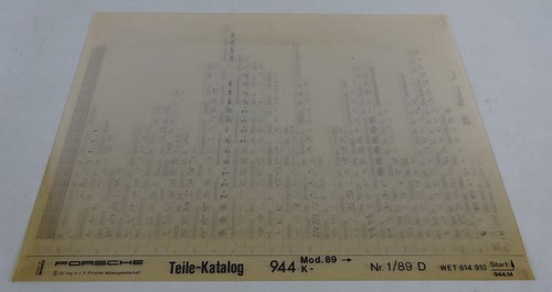Microfich teilekatalog parts - teilekatalog,