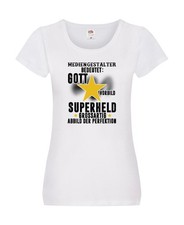 Bedeutung von Mediengestalter | Medien Damen Shirt Weiß