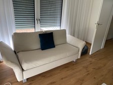 schlafsofa 2 sitzer. Linet Roset Designerstück . Stoffbezug hellbeige ,